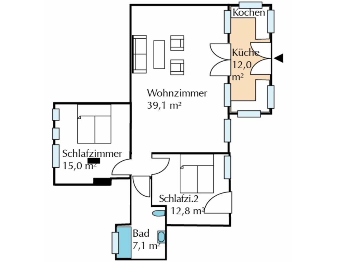 Villa Flora Heringsdorf  Exteriör bild